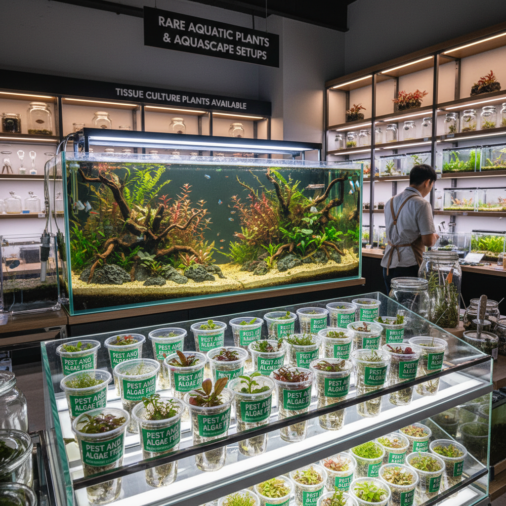 Adelaide Aquatic Gardens vendor cover photo, aquarium background
